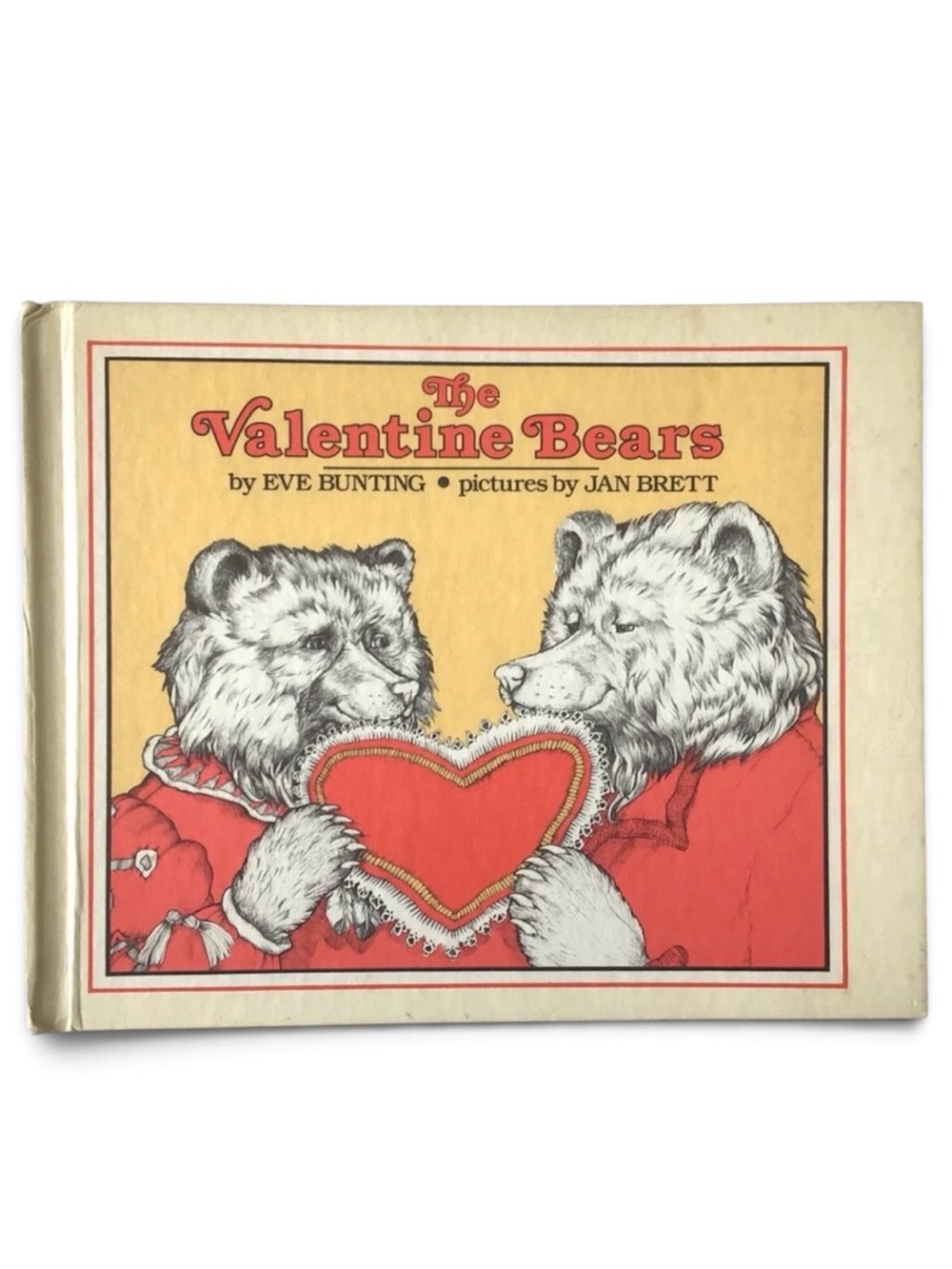 Vintage 1983 The Valentine Bears Hardcover Children’s Book by Eve Bunting